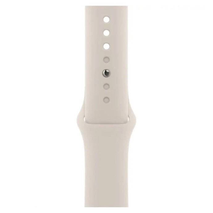 Смарт-годинник Apple Watch Series 9 GPS 45mm Starlight Aluminum Case w. Starlight Sport Band - M/L (MR973)  Фото №1