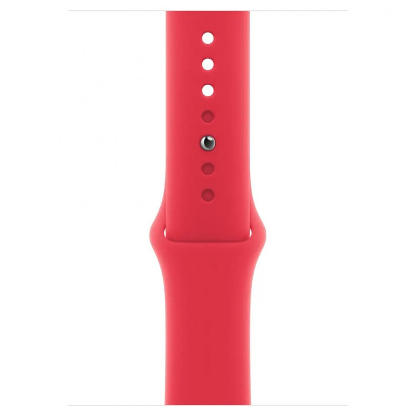 Смарт-годинник Apple Watch Series 9 GPS 45mm PRODUCT RED Alu. Case w. PRODUCT RED Sport Band - M/L (MRXK3)  Фото №1