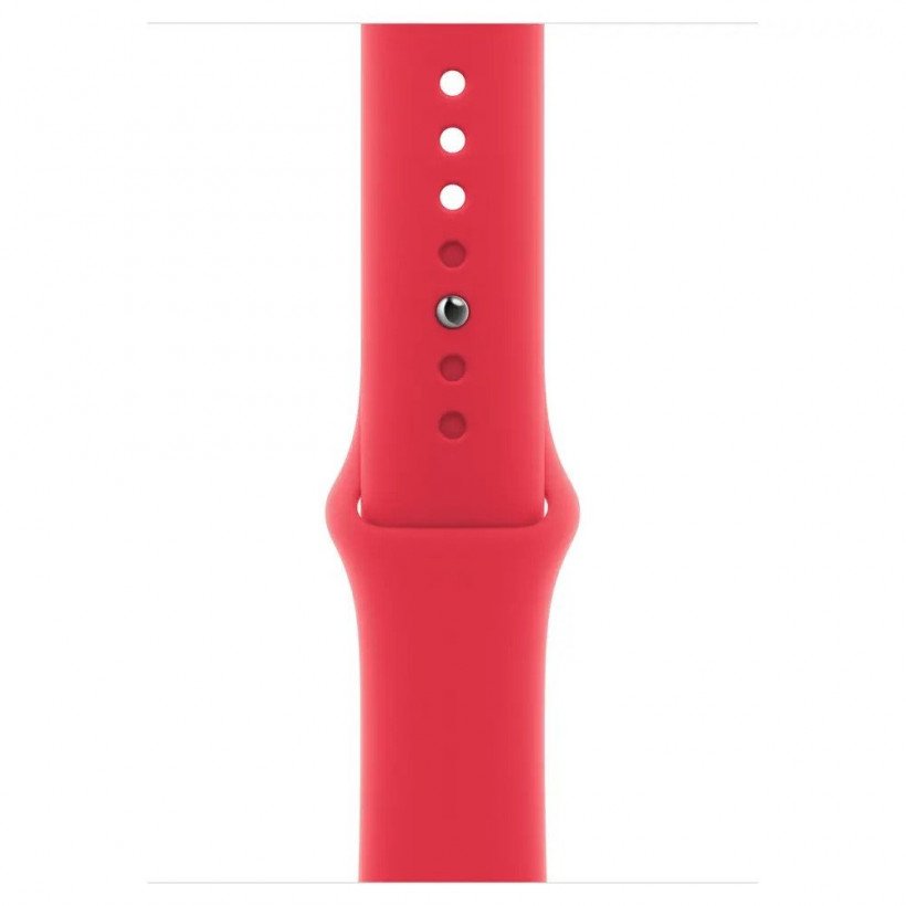 Смарт-годинник Apple Watch Series 9 GPS 45mm PRODUCT RED Alu. Case w. PRODUCT RED Sport Band - M/L (MRXK3)  Фото №1