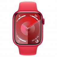 Смарт-годинник Apple Watch Series 9 GPS 45mm PRODUCT RED Alu. Case w. PRODUCT RED Sport Band - M/L (MRXK3)