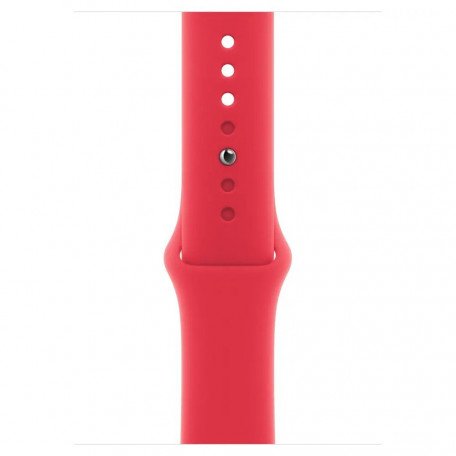Смарт-годинник Apple Watch Series 9 GPS 45mm PRODUCT RED Alu. Case w. PRODUCT RED Sport Band - M/L (MRXK3)  Фото №1