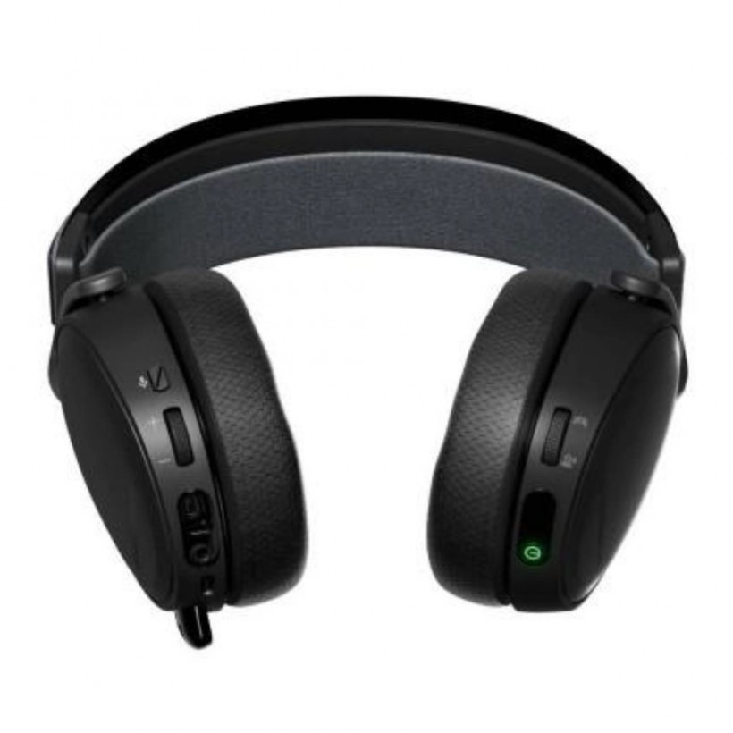 Навушники з мікрофоном SteelSeries Arctis 7+ Black (61470)  Фото №1