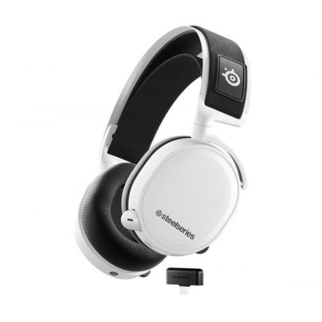 Наушники с микрофоном SteelSeries Arctis 7+ White (61461)  Фото №0