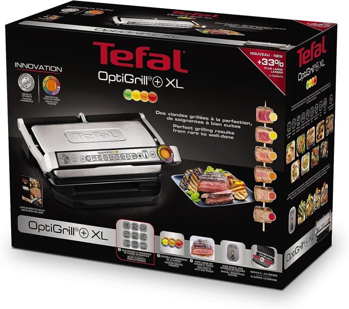Электрогриль прижимной Tefal GC722D34 Optigrill + XL  Фото №2