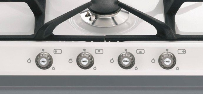 Варочная поверхность газовая Smeg SR764BS  Фото №0