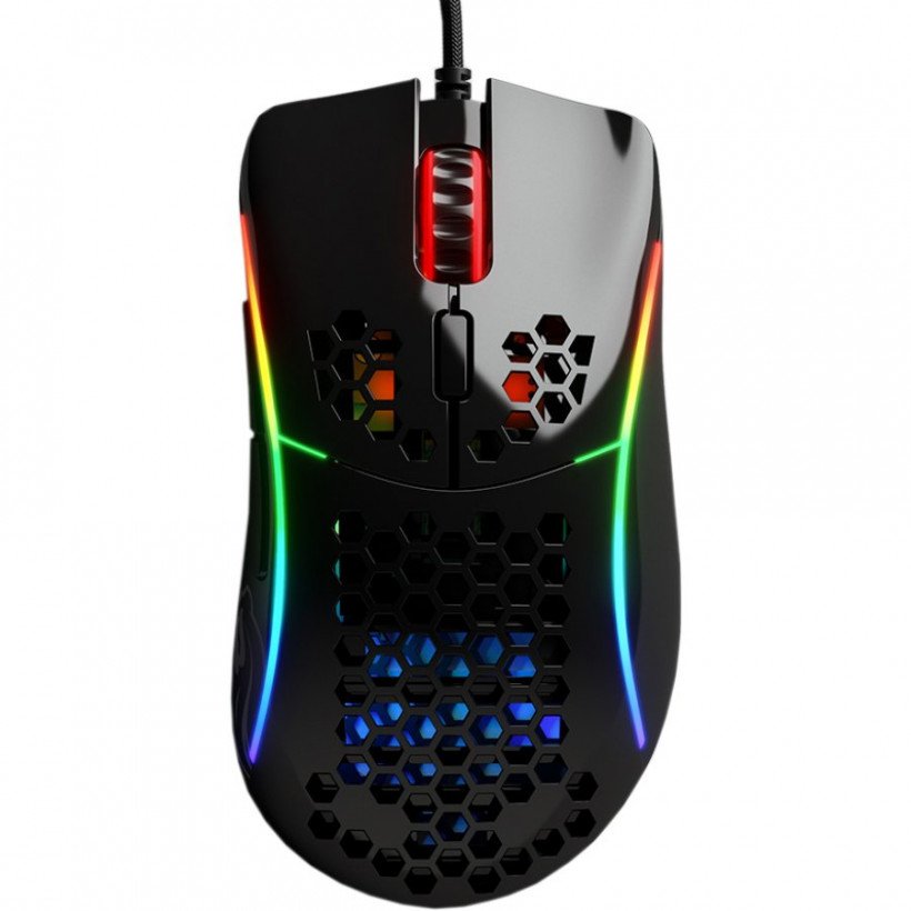 Мышка Glorious Model D Minus Glossy Black (GLO-MS-DM-GB)  Фото №1