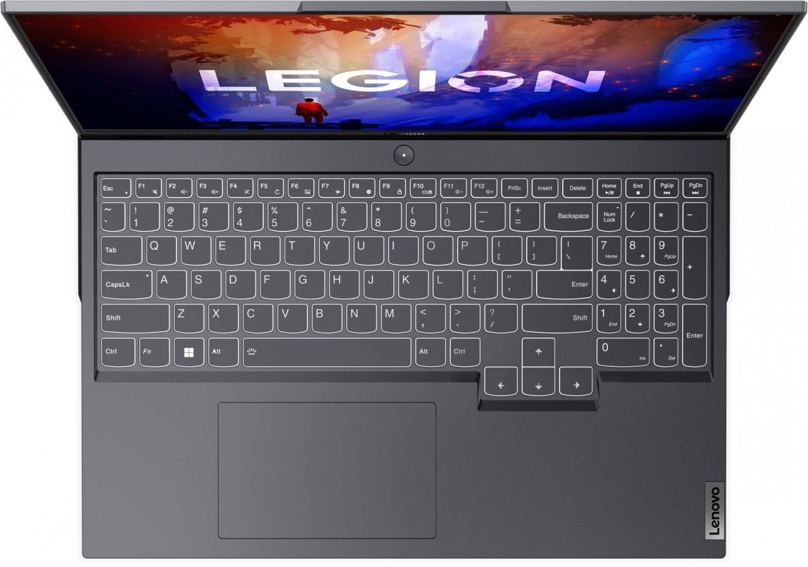 Ноутбук Lenovo Legion 5 Pro 16ARH7H Storm Grey (82RG00DNRM)  Фото №0