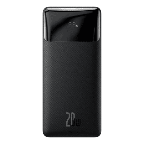 Внешний аккумулятор (павербанк) Baseus Bipow Digital Display Powerbank 20W 30000mAh Black (PPDML-N01, PPBD050401)  Фото №0
