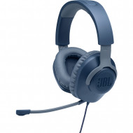 Комп'ютерна гарнітура JBL Quantum 100 Blue (JBLQUANTUM100BLU) 