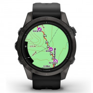 Смарт-часы Garmin Epix Pro Gen 2 Sapphire 42mm Carbon G. DLC Ti. with Black Band (010-02802-14/1) 