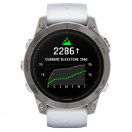 Смарт-часы Garmin Epix Pro Gen 2 Sapphire 47mm Titanium w. Whitestone Band (010-02803-20/21) 