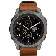 Смарт-годинник Garmin Fenix 7 Pro Sapphire Solar Titanium with Chestnut L. Band (010-02777-30) 