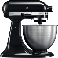 Планетарний Міксер KitchenAid 5K45SSBM Classic та Насадка-м'ясорубка KitchenAid 5KSMFGA 