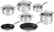 Набор кастрюль и сковород Tefal Duetto + G732SC55 