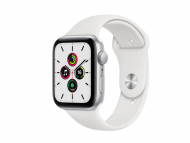 Смарт-годинник Apple Watch SE GPS 44mm Silver Aluminum Case w. White Sport B. (MYDQ2) 