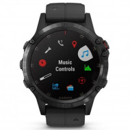 Спортивний годинник Garmin Fenix 5 Plus Sapphire Black with Black Band (010-01988-00/010-01988-01) 