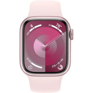 Смарт-часы Apple Watch Series 9 GPS + Cellular 41mm Pink Alu. Case w. Light Pink Sport Band - S/M (MRHY3) 