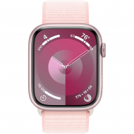 Смарт-годинник Apple Watch Series 9 GPS + Cellular 45mm Pink Alu. Case w. Light Pink Sport Loop (MRMM3) 