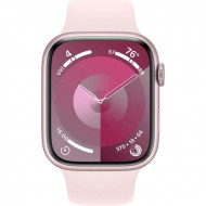 Смарт-часы Apple Watch Series 9 GPS + Cellular 45mm Pink Alu. Case w. Light Pink Sport Band - S/M (MRMK3) 