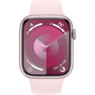 Смарт-годинник Apple Watch Series 9 GPS 41mm Pink Aluminum Case w. Light Pink S. Band - S/M (MR933) 