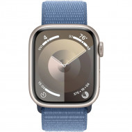 Смарт-годинник Apple Watch Series 9 GPS 41mm Starlight Aluminum Case w. Winter Blue Sport Loop (MR9K3) 