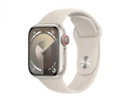 Смарт-годинник Apple Watch Series 9 GPS + Cellular 41mm Starlight Alu. Case w. Starlight Sport Band - S/M (MRHN3) OpenBox 