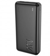 Внешний аккумулятор (Power Bank) Hoco Type-C PD 20W+Quick Charge 3.0 20000 mAh J87A Black 