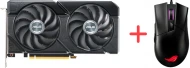 Видеокарта Asus DUAL-RTX4060TI-O16G 