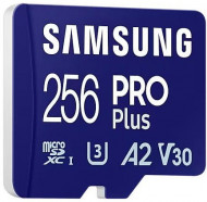 Карта пам'яті Samsung 256 GB microSDXC UHS-I U3 V30 A2 PRO Plus 2023 (MB-MD256SA) 