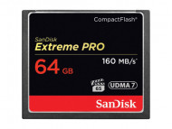 Карта памяти SanDisk 64 GB Extreme Pro CompactFlash SDCFXPS-064G-X46 