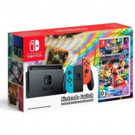 Портативная игровая приставка Nintendo Switch Oled Red/Blue + Mario Kart 8 Deluxe (Download code) + 3 months 