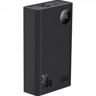 Внешний аккумулятор (павербанк) Baseus Adaman 2 Metal Digital Display 20000mAh 30W Black (PPAD050001 PPAD050101) 