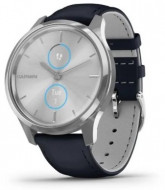 Смарт-часы Garmin vivomove Luxe Silver-Blue Leather (010-02241-20) 