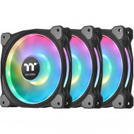 Вентилятор Thermaltake Riing Duo 12 RGB Радиатор Fan TT Premium Edition 3-Pack (CL-F073-PL12SW-A) 