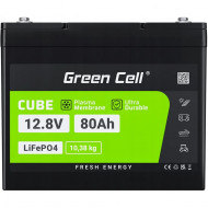 Аккумулятор для ИБП Green Cell LiFePO4 12V (12.8V/80Ah/1024Wh) (CAV12) 