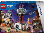 Блоковий конструктор LEGO City Космічна база й стартовий майданчик для ракети (60434) 