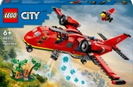 Блоковый конструктор LEGO City Пожарный спасательный самолет (60413) 