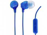 Навушники з мікрофоном Sony MDR-EX15AP Blue 