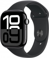 Смарт-часы Apple Watch Series 10 GPS 42mm Jet Black Alu. Case w. Black Sport Band - M/L (MWWF3) 