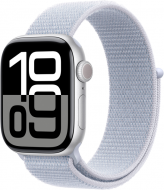 Смарт-часы Apple Watch Series 10 GPS 42mm Silver Aluminum Case w. Blue Cloud Sport Loop (MWWD3) 