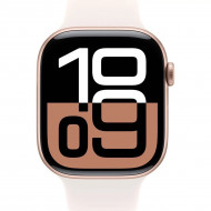 Смарт-часы Apple Watch Series 10 GPS + Cellular 42mm Rose Gold Alu. Case w. Light Blush Sport Band - S/M (MWX93) 