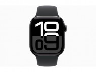 Смарт-часы Apple Watch Series 10 GPS + Cellular 42mm Jet Black Alu. Case w. Black Sport Band - S/M (MWX63) 