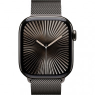 Смарт-годинник Apple Watch Series 10 GPS + Cellular 42mm Slate Titanium Case w. Slate Milanese Loop (MX053) 