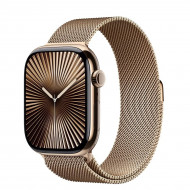 Смарт-годинник Apple Watch Series 10 GPS + Cellular 46mm Gold Titanium Case w. Gold Milanese Loop - M/L (MX003) 