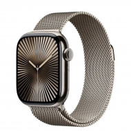 Смарт-годинник Apple Watch Series 10 GPS + Cellular 46mm Natural Titanium Case w. Natural Milanese Loop - M/L (MWYC3) 