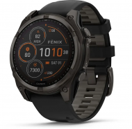 Спортивные часы Garmin Fenix ??8 47mm Solar Sapphire Carbon Gray DLC Titanium w. 