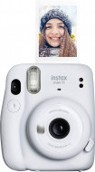 Фотокамера мгновенной печати Fujifilm Instax Mini 11 White + Чехол + Фотопленка 10шт 