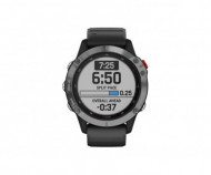 Смарт-часы Garmin Fenix 6 Solar Silver with black band (010-02410-00) 