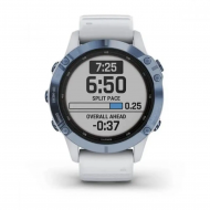 Смарт-годинник Garmin Fenix 6 Pro Solar Edition Mineral Blue with Whitestone Band (010-02410-19/18) 