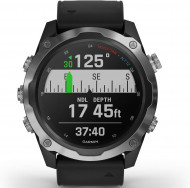 Смарт-часы Garmin Descent Mk2 Stainless Steel with Black Band (010-02132-00/10) 